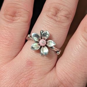 James Avery flower ring